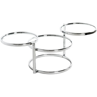 Haku-Möbel HAKU Couchtisch chrom 58,0-140,0 x 50,0 x 43,0 cm