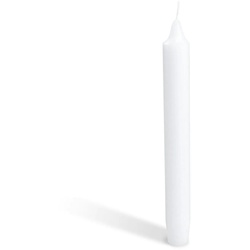 160x Tafelkerzen 200 mm 8 Stunden Brenndauer weiß