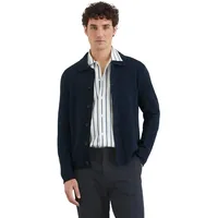 Marc O'Polo Strickjacke regular, blau, XL