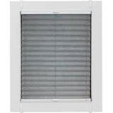 SUNLINES Plissee Young Style Energy Saving 115 x 130 cm silber/weiß
