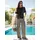 Heine Druckhose Jersey Sportlich Mehrfarbig 46