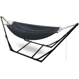 Jiubiaz Hängematte Mit Gestell Belastbarkeit 150kg Outdoor Terrassenmöbel Faltbar Hängemattengestell Für Garten & Terrasse