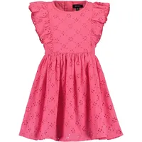 blue seven Sommerkleid (1-tlg) mit Volants und toller Lochstickerei rosa 140 EU