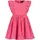 blue seven Sommerkleid (1-tlg) mit Volants und toller Lochstickerei rosa 140 EU