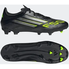 adidas F50 League MG/FG Herren Core Black/Iron Metallic/Lucid Lemon 48