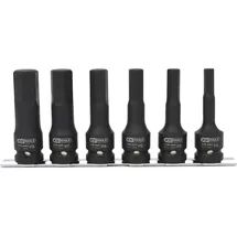 KS Tools Kraft-Bit-Stecknuss-Satz 1/2" lang 6-tlg.