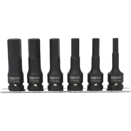KS Tools Kraft-Bit-Stecknuss-Satz 1/2" lang 6-tlg.