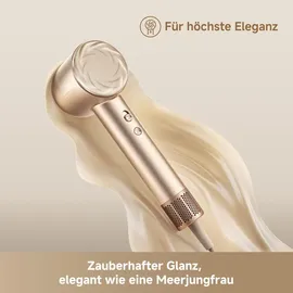 DREAME Glory Mix High-Speed-Haartrockner, 3 magnetische Düsen, NTC-Temperaturregelung, 300.000.000 negative Ionen/cm3, Motor mit 110.000 U/min,