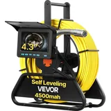 Vevor Inspektionskamera 50 m mit 4,3-Zoll-HD-Bildschirm IP68 wasserdicht