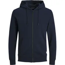 JACK & JONES Basic Reißverschlusspullover Navy Blazer / Regular Fit M