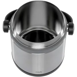 Emsa Mobility Speisegefäß edelstahl/schwarz 1,2 l