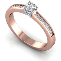 Verlobungsring VR05 333er Rot-/Weiflgold - 3473