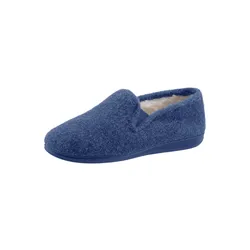 Hausschuh CLASSIC, Damen, Gr. 40, blau, Textil, Filz, Schuhe