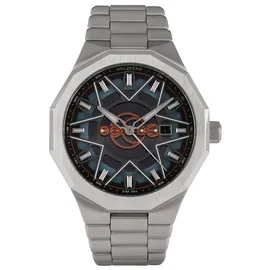 HOLZKERN Herren-Solaruhr Star TrekTM Andorian Marmor/Blau