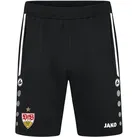 JAKO Herren Fanhose VfB Trainingsshort Allround, schwarz, S
