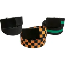 URBAN CLASSICS S Trio Jr Gürtel Black / Bodega Green / Magic Mango L-XL