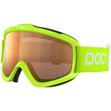 POC POCito Iris - Skibrille für Kinder für eine optimale Sicht, Fluorescent Yellow/Green