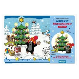 Trötsch Verlag Der kleine Maulwurf Windlicht Adventskalender