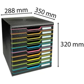 Exacompta Schubladenbox Modulo A4+