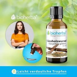 Bioherba Süssholzwurzel Glycyrrhiza glabra L. Tropfen 50 ml