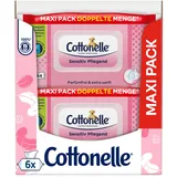 Cottonelle Feuchtes Toilettenpapier Sensitive Pflegend 6 x 84 Feuchttücher