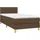vidaXL Boxspringbett 100 x 200 cm H1 Braun
