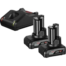 Bosch Akku-Starter-Set GBA 12 Volt 2 Stück