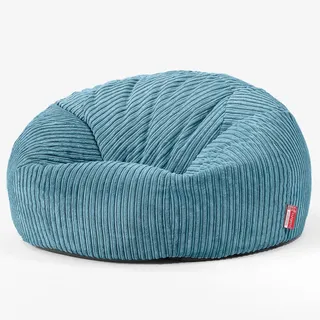 Lounge Pug, Sitzsack Sofa, Relaxsessel, Cord Türkis