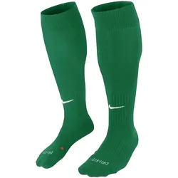 NIKE Classic II Knie-Strümpfe für Herren aus Strick klassische Fußball-Stutzen mit DRI-FIT-Technologie Sport-Socken mit Marken-Logo SX5728-302 Grün - 46-50