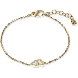 JETTE HEARTS Armband gelbgold 89217361 Größe 18