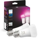 Philips Hue White & Color Ambiance E27 LED Glühbirne, 1100Lm, 16 Mio. Farben, Di