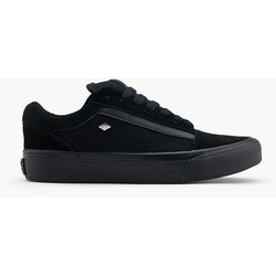 Leder Sneaker - Damen - schwarz