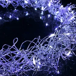 Mojawo LED Hängekranz / Tischdekoration Metall Ø30cm kaltweiß