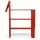 Ferm Living Horse Bücherregal 40 x 30 x 180 cm Rot