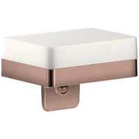 Hansgrohe Axor Universal Softsquare Seifenschale mit Ablage, Glas, polished