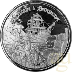 1 Unze Silbermünze EC8 Antigua & Barbuda - Rum Runner 2023