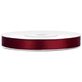 OEM Satinband, 6 Mm, bordeauxrot,