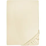 biberna 0077866 Jersey-Elastic 140 x 200 - 160 x 220 cm beige