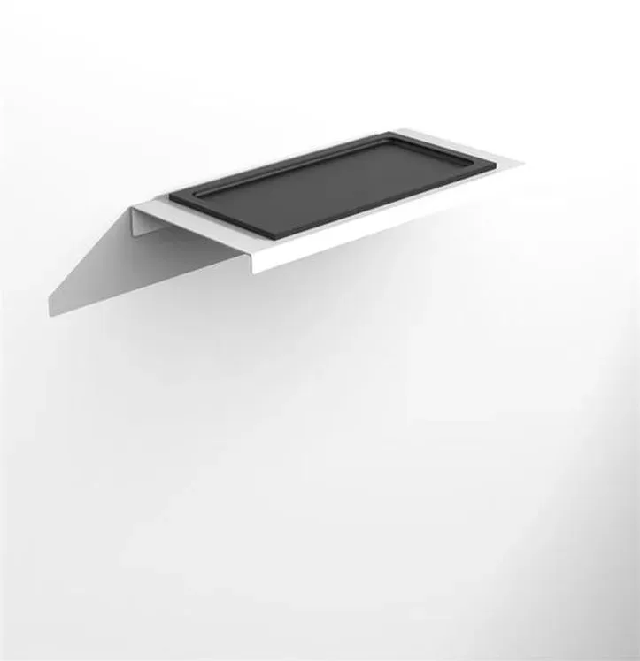 Glassdesign Aria Uno Ablage mit Einsatz VetroFreddo - weiß matt
