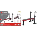 Pure2Improve Hantelbank schwarz/rot