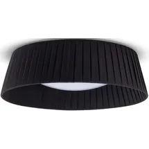 Paco Home Deckenlampe 2 E27 rund schwarz