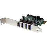 Startech StarTech.com 4 Port PCI Express USB 3.0 SuperSpeed Schnittstellenkarte mit UASP - SATA intern