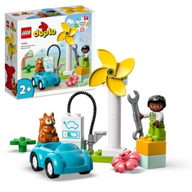 Lego Duplo Windrad und Elektroauto 10985
