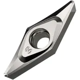 Pramet Drehwendeschneidplatte ISO VCGT 110204E-SF3:H07 Bohrungs-D. 2,8mm Farbe Silber