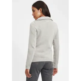 Oxmo Strickpullover Carry Grau S