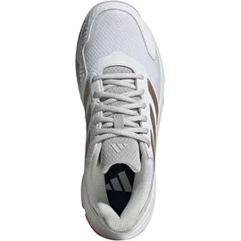 adidas Courtjam Control 3 Cloud White / Iron Metallic / Lucid Red 38