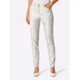 Creation L Premium Edel-Jeans 5-Pocket Hosen Ecru-Rosé 40