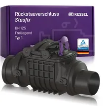 Kessel Rückstauverschluss Staufix DN 125 Kunststoff