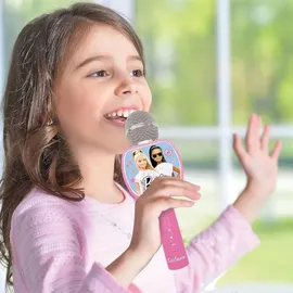 Lexibook Barbie, Bluetooth-Mikrofon mit Stimmwechselfunktion, Telefonhalter, eingebauter Lautsprecher, Rosa, MIC240BB