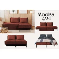 Kaiser möbel Ecksofa mit schlaffunktion, Sofa, Betten, Liegestuhl, MOOKA